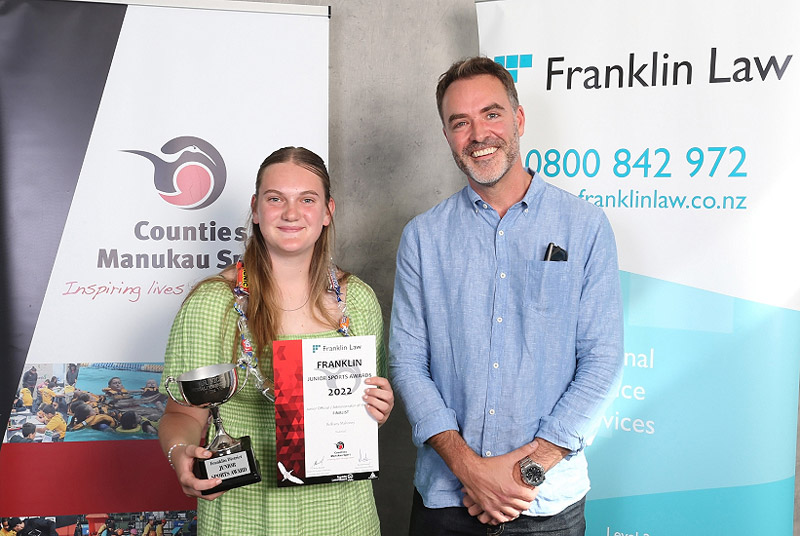 Junior sports awards -  Franklin Law